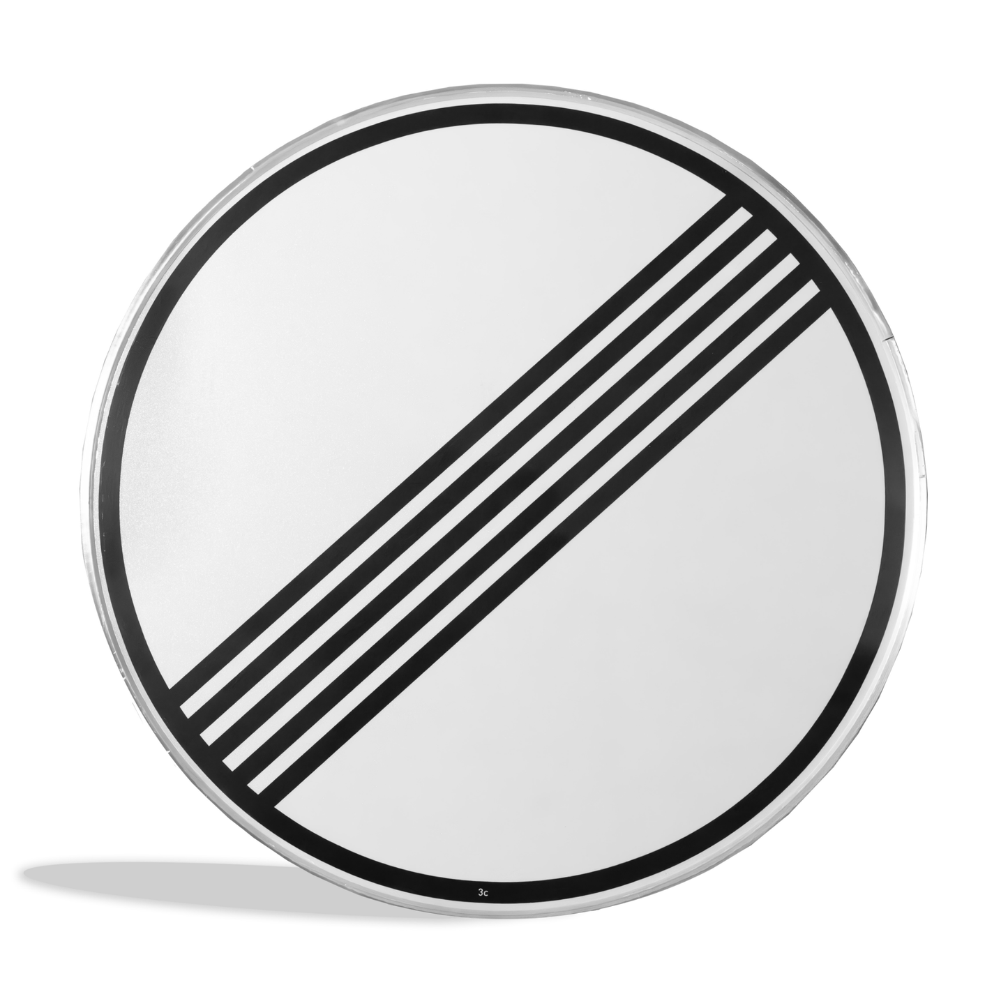 German Autobahn End Restrictions - 'No Speed Limit' Sign