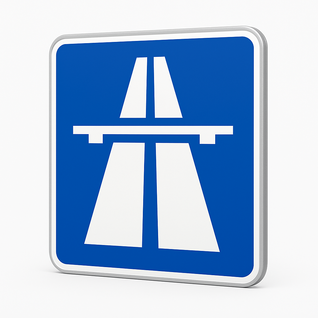 German 'Autobahn' Entrance Sign