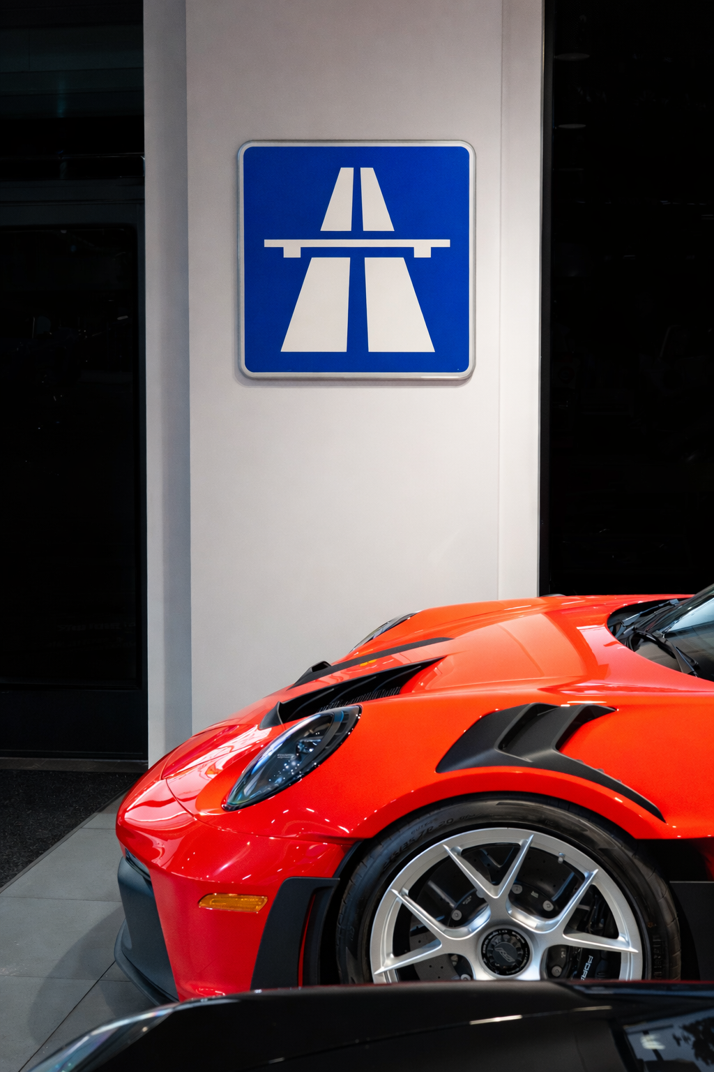 German Autobahn Sign