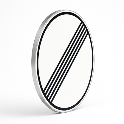 German 'No Speed Limit' Autobahn Sign