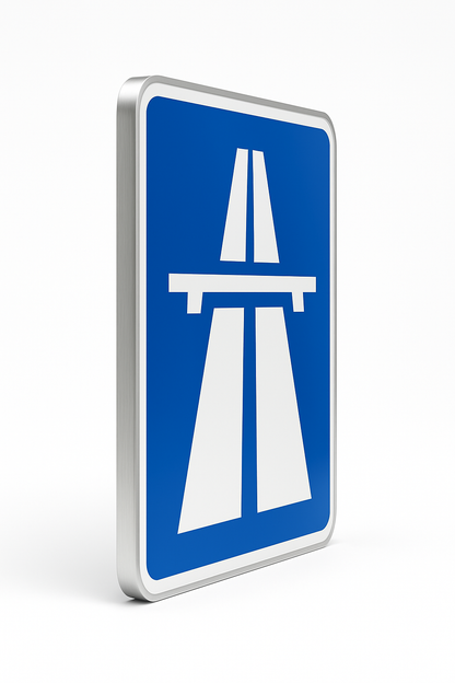 German 'Autobahn' Entrance Sign