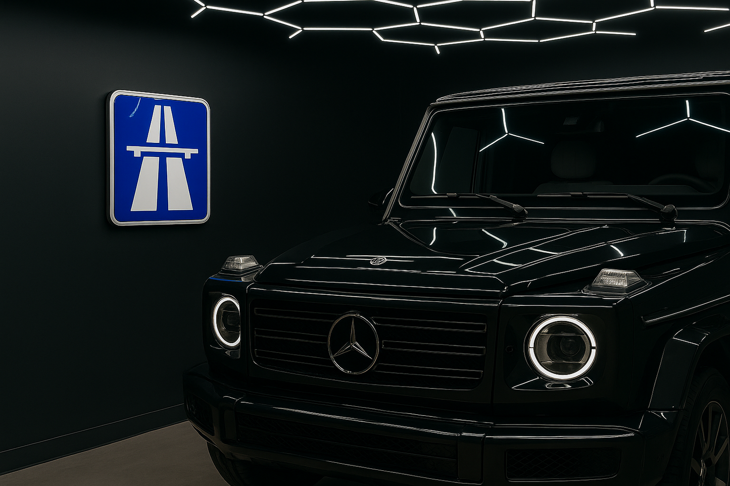 German Autobahn Sign