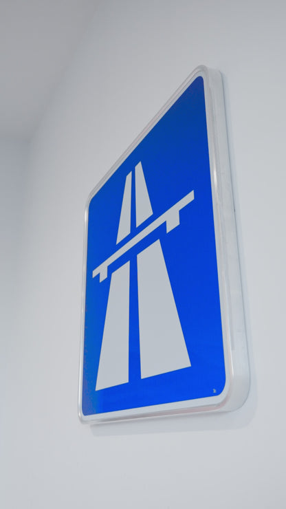 Deutsches Autobahn-Einfahrtsschild